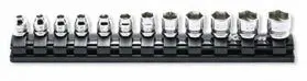 1/4 Sq. Dr. Socket Set  8Ba-0Ba 6 Point   9 Pieces 1