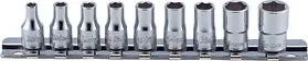 1/4 Sq. Dr. Socket Set  3/16-1/2 12 Point 150Mm  9 Pieces 1