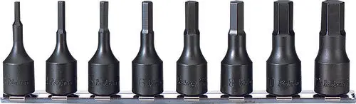 3/8 Sq. Dr. Bit Socket Set  3Mm-12Mm Hex 200Mm  8 Pieces 1