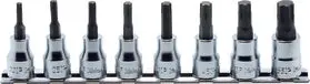 3/8 Sq. Dr. 8 Piece Round Shank Torxâ® Bit Socket Set T20-T55 1