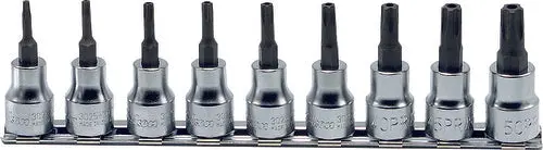 3/8 Sq. Dr. 8 Piece Z-Series Torxâ® Bit Socket Set T20-T55 1