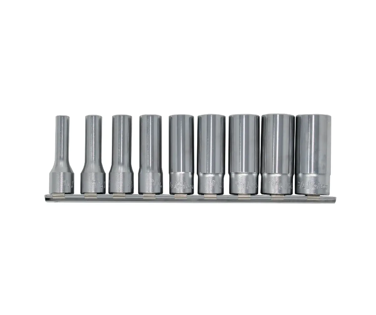 3/8 Sq. Dr. Socket Set  8Mm-19Mm Flare Nut 150Mm  6 Pieces 1