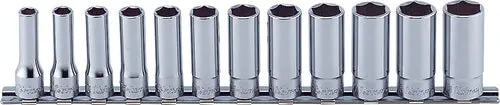 3/8 Sq. Dr. Socket Set  8Mm-19Mm 6 Point 200Mm  8 Pieces 1