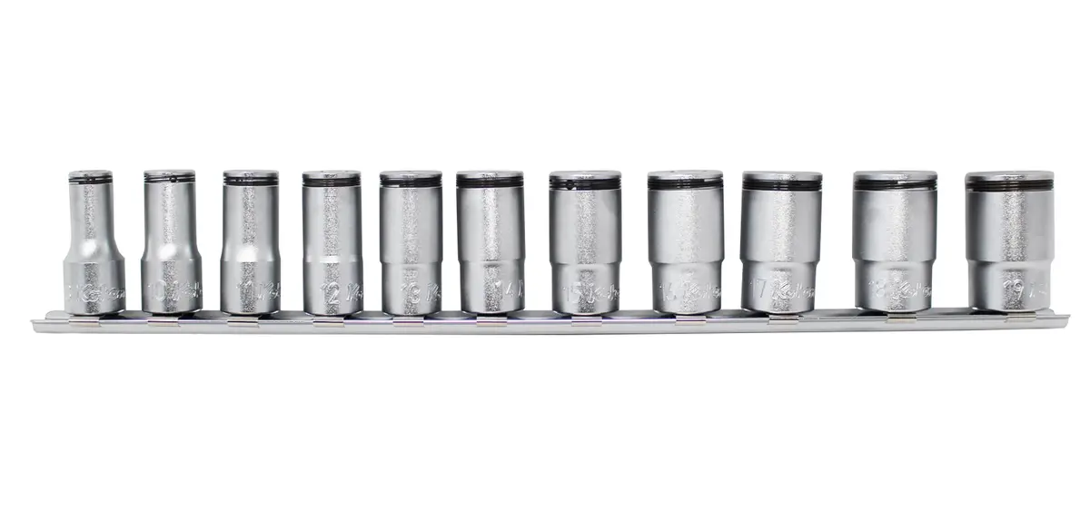 3/8 Sq. Dr. Semi-Deep Nut Gripâ® Socket Set, 8Mm-14Mm -  4 Pieces 1