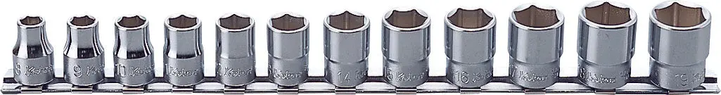 3/8 Sq. Dr. Socket Set  8-19Mm 6 Point 200Mm  8 Pieces 1