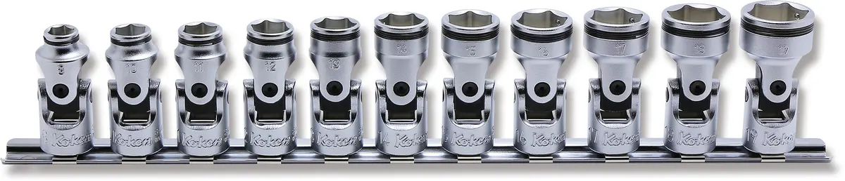 3/8 Sq. Dr. Universal Nut Gripâ® Socket Set,  8Mm-14Mm - 5 Pieces 1