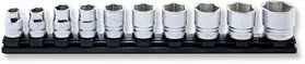 1/2 Sq. Dr. Socket Set Whitworth 3/16-5/8 6 Point 250Mm  8 Pieces 1