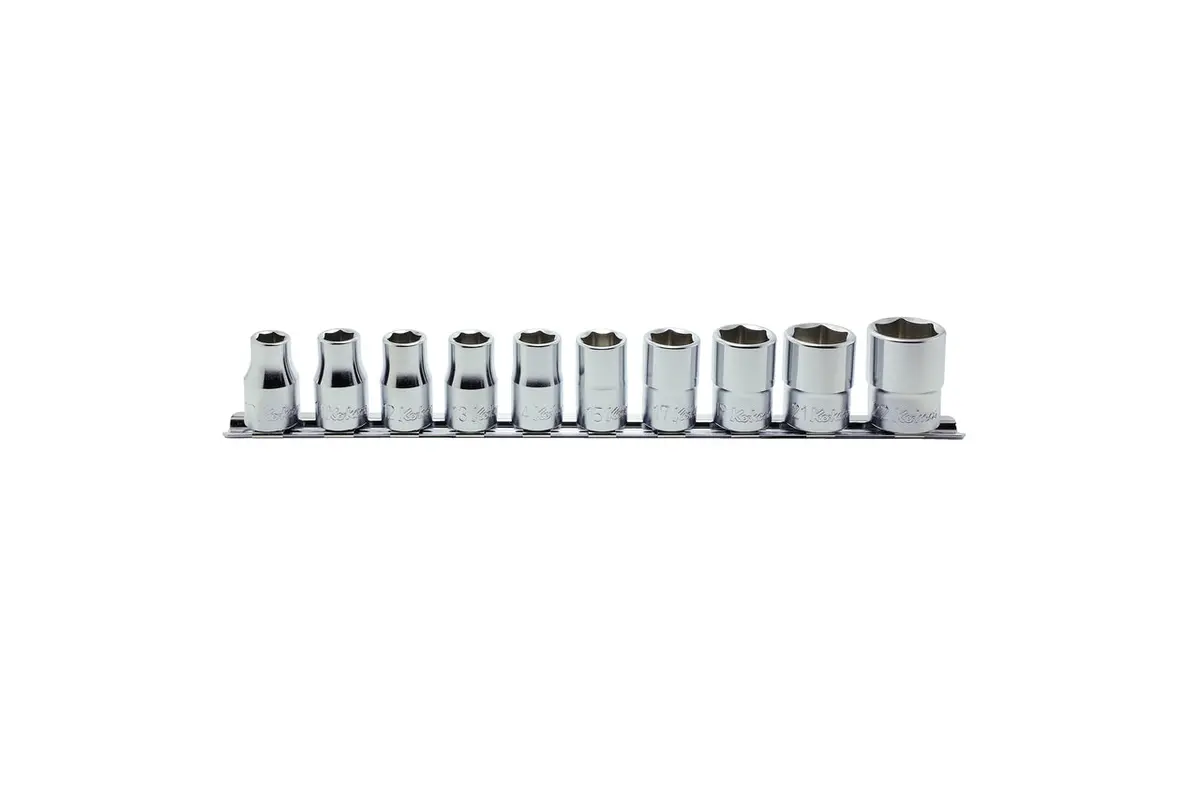 1/2 Sq. Dr. Socket Set Whitworth 3/16-5/8 12 Point 250Mm  8 Pieces 1