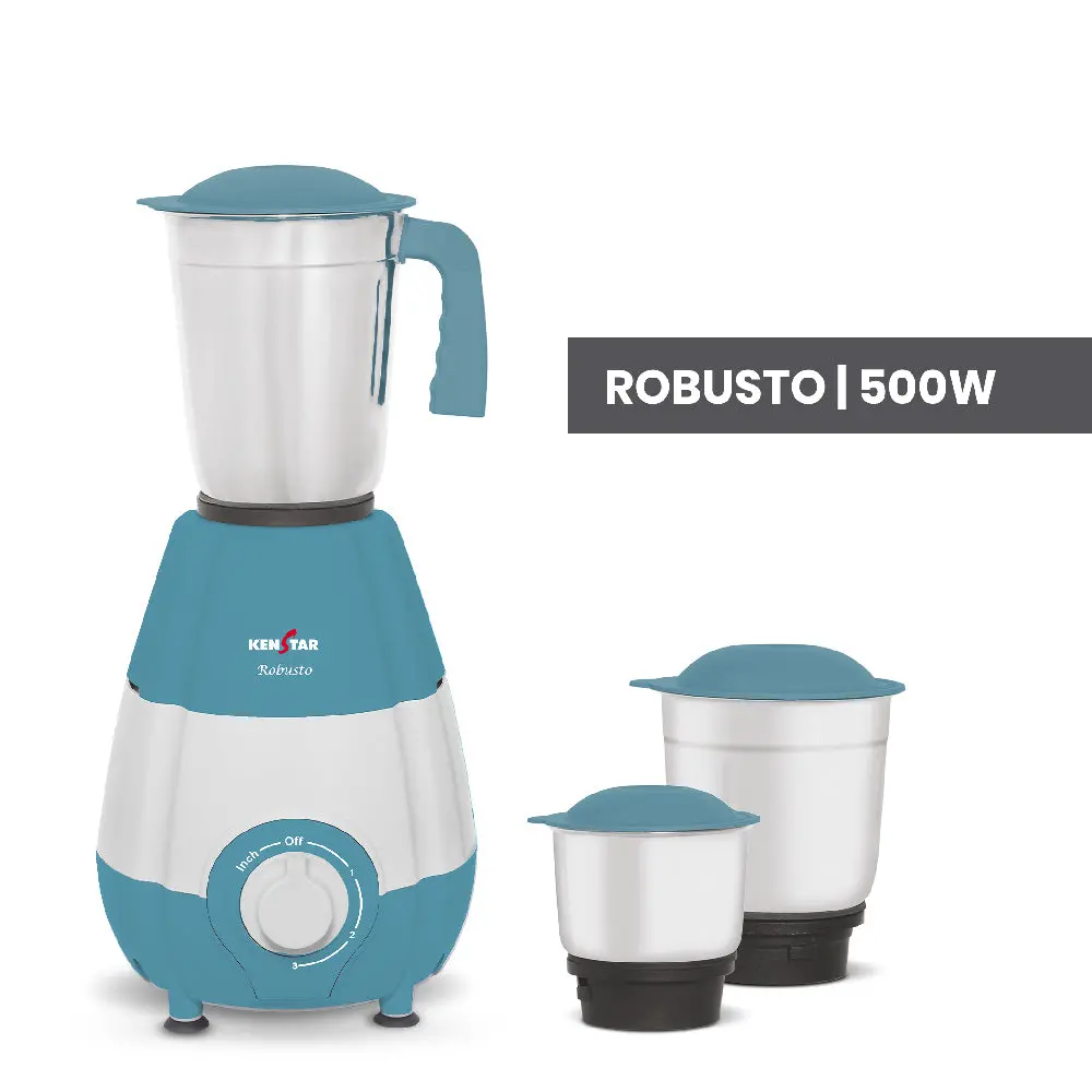Robusto 500W, Mixer Grinder With Power Plus Turbo Motor 1