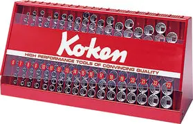 1/2 Sq. Dr. 103 Piece 12-Point Sae Socket Set  3/8-1.1/4" In Display Stand 1
