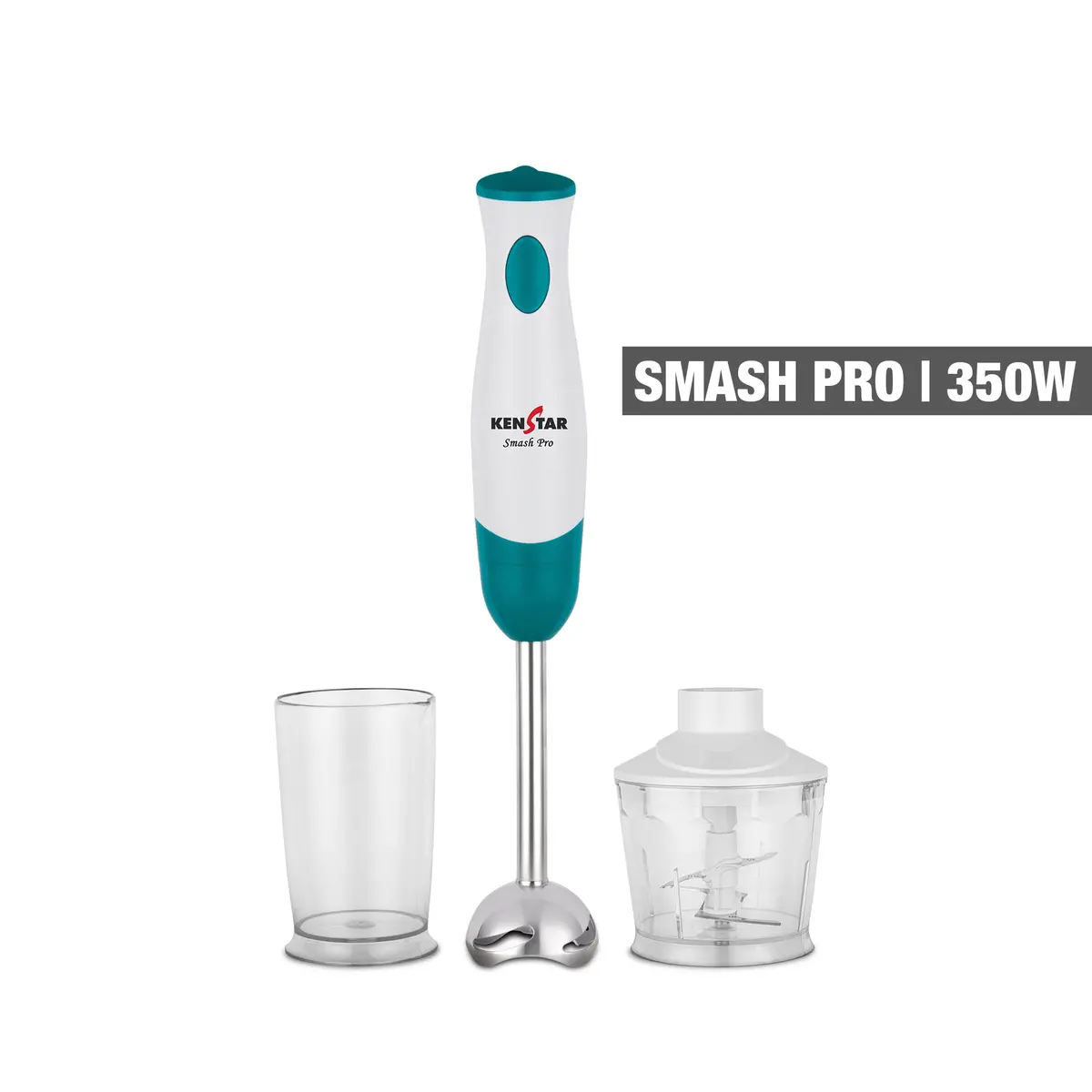 Smash Pro 350W Hand Blender, Beaker & Chooper Attachment 1