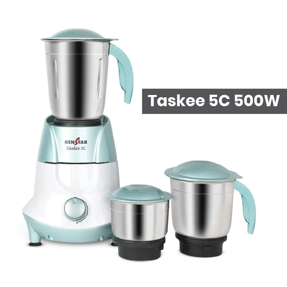 Taskee 5C 500W, Mixer Grinder With Power Plus Turbo Motor 1