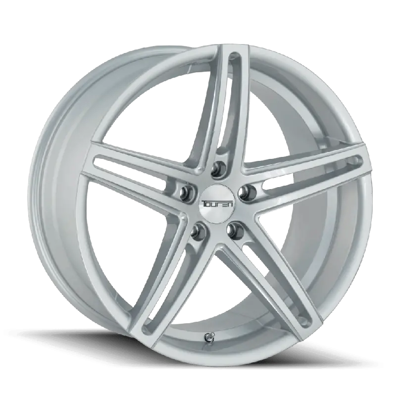 Touren Tr73 3273 Gloss Silver/Milled Spokes 20X8.5 +35 5X108mm 63.4Mm 1