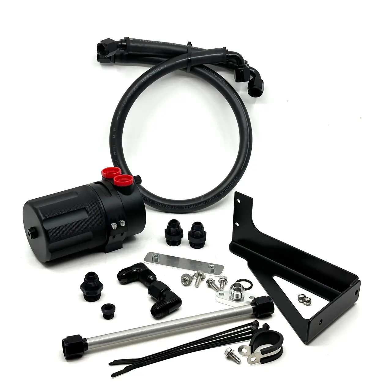 Mazda Rx7 Fd3s Assembled Large Catch Can Kit For Turblown Oil Filler Neck 1
