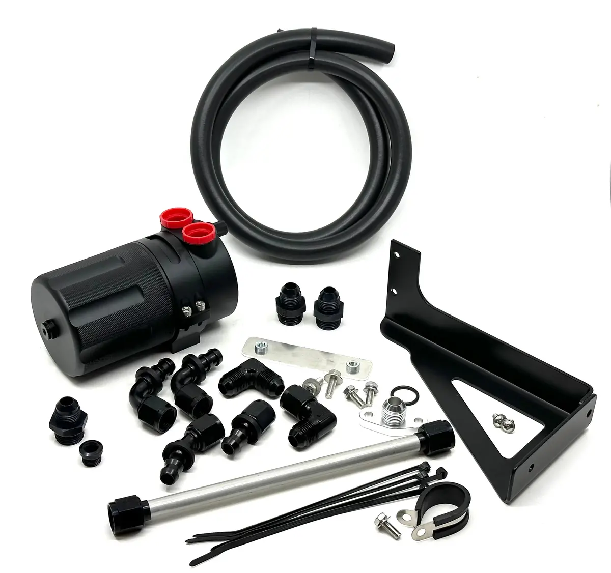 Mazda Rx7 Fd3s Unassembled Large Catch Can Kit For Turblown Oil Filler Neck 1
