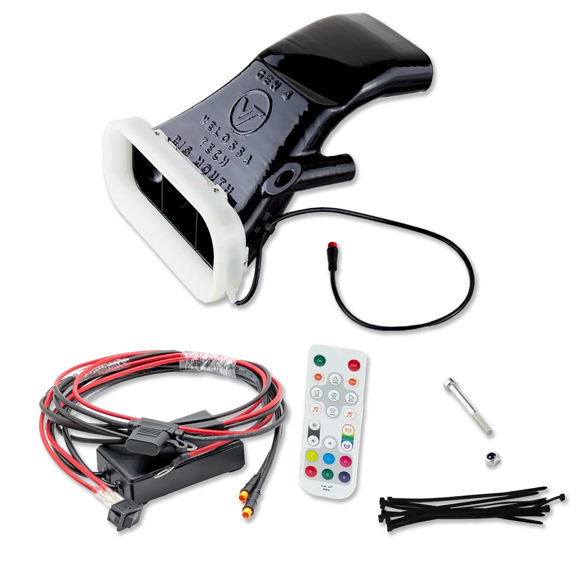 Velossa Tech Big Mouth "Lit Kit" Ram Air Intake Snorkel 2014+ Fiesta St 1