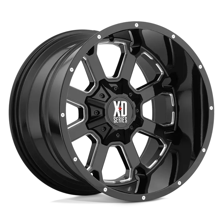 Xd Series Xd825 Buck Gloss Black Milled 20X10 8X165.1 -24 125.1Mm * Text For Clearout Pricing * 1
