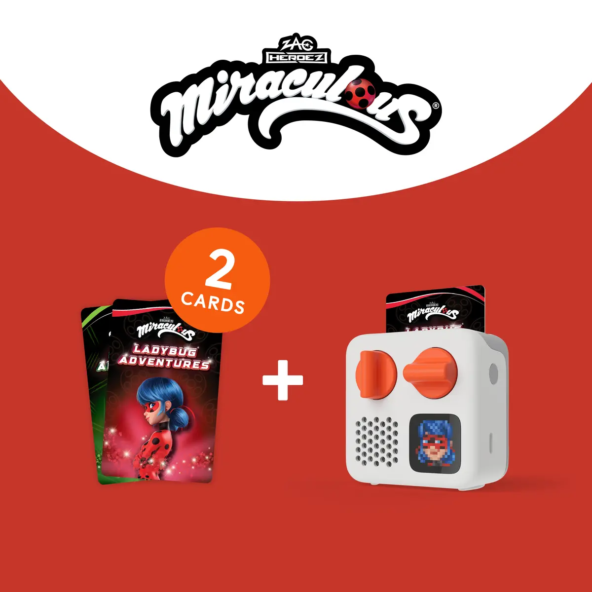 Yoto Mini + Miraculous: Cat Noir & Ladybug Bundle 1