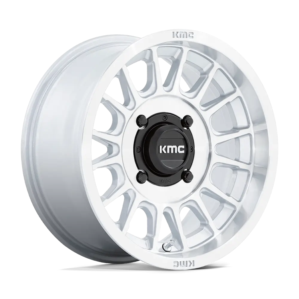 Kmc Impact Utv 15X7 4X137 96 Slv-Mach +10 1
