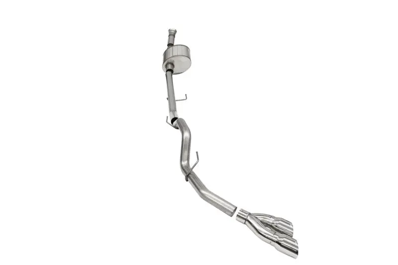 Corsa 2021-2025 Ford F-150 Regular Cab/ 8In Bed 5.0L V8 Xtreme Cat-Back Single Side Exit-Polished 1
