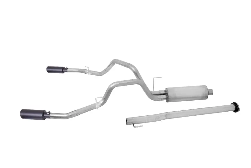Gibson Black Elite Cat-Back Dual Exhaust System For 2011–2014 Ford F-150 Raptor 6.2L 1