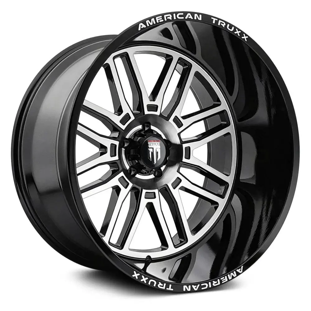 American Truxx Restless Blk Machined | 24X14 6X139.7 -76 106Mm 1