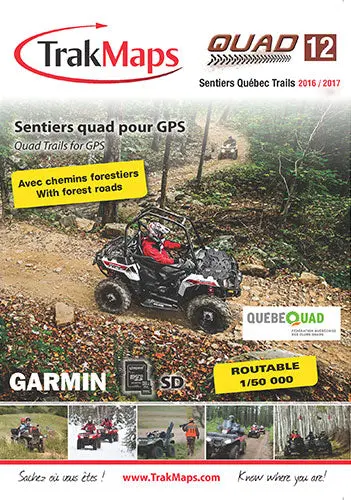 Trak Maps Gps / Quad Québec 1