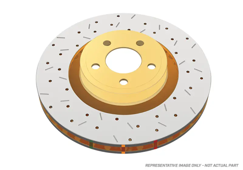 Dba 10-20 Buick Allure Front 4000 Series Drilled & Slotted Rotor 1