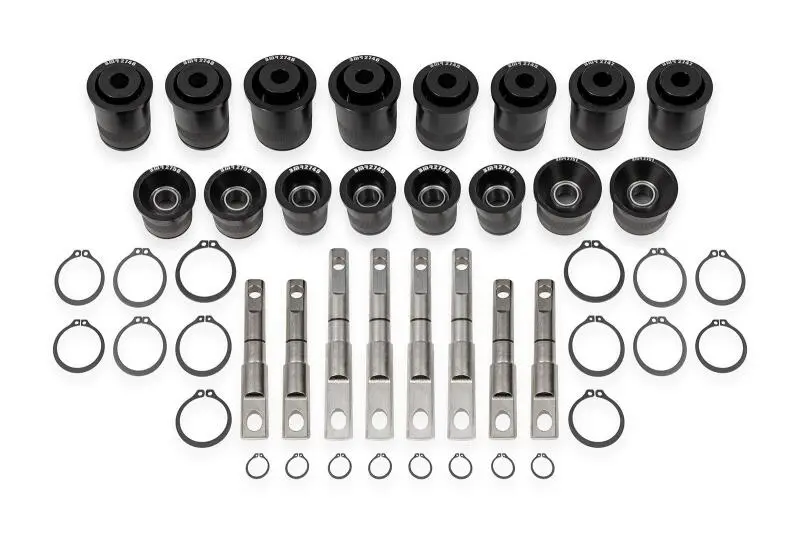 Bmr 14-19 Chevrolet Corvette C7 Front & Rear Control Arm Bearing Kit - Black Anodized 1
