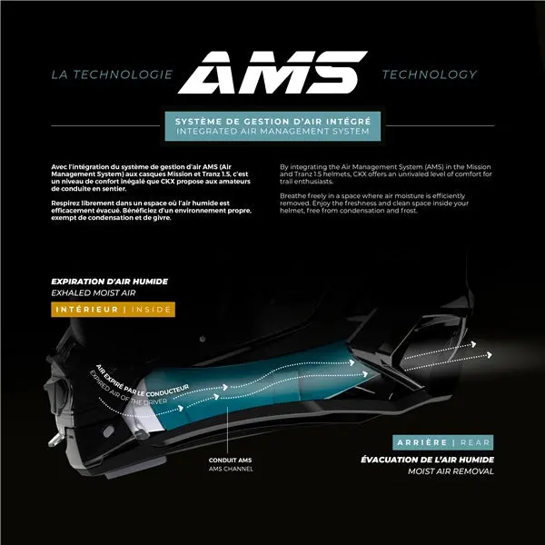 Ckx Casque Intégral Mission Ams Solid - Hiver 8