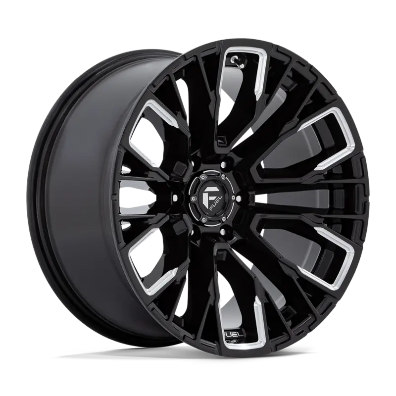 Fuel Rebar Gloss Blk Milled | 20X10 6X135 -18Mm ( Text For Sale Price ) 1