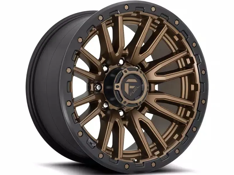 Fuel Rebel 20X9 +1 8X165.1 125.1 Matte Bronze Black Bead Ring ( Text Us For Clearance Pricing *** ) 1