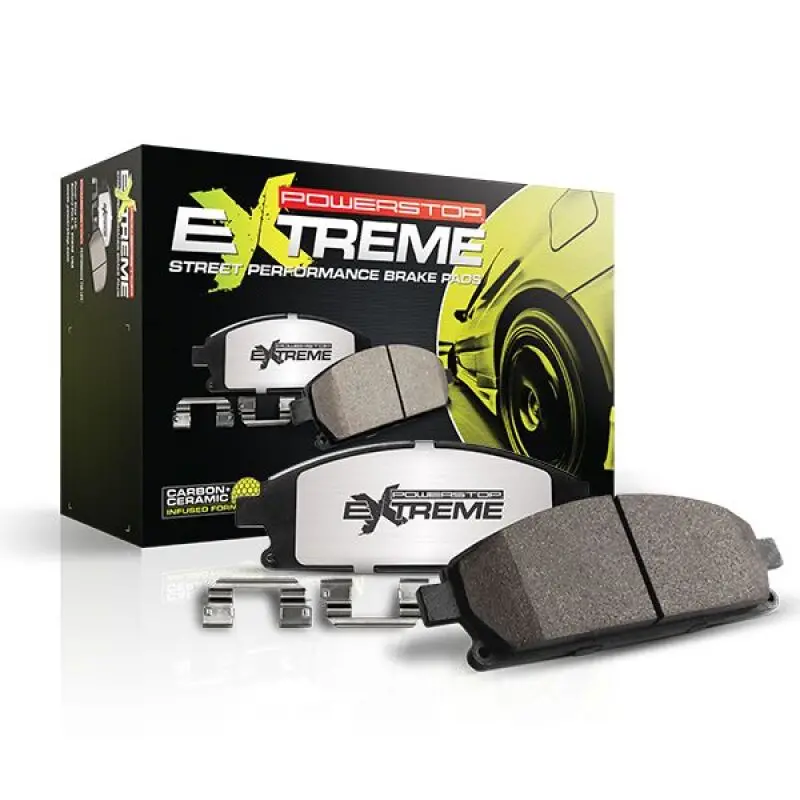 Power Stop 2024 Ford Mustang Front Z26 Street Brake Pad W/Hardware 1
