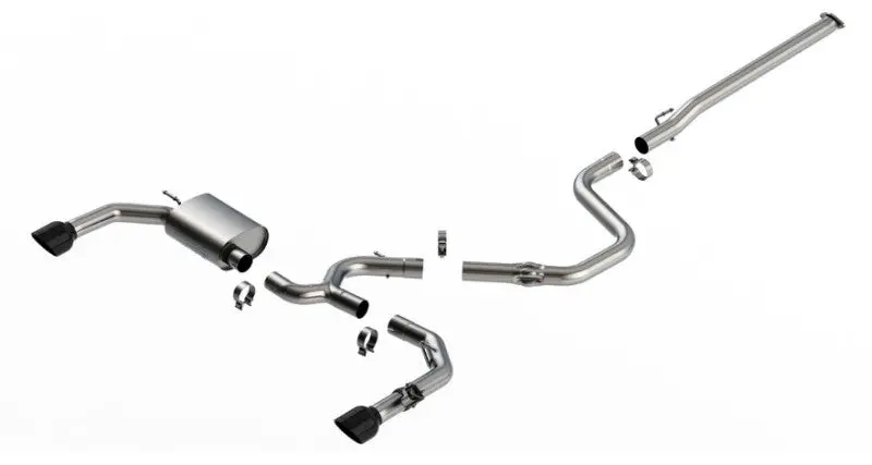 Borla Atak Catback Exhaust W/Black Chrome Tips  2022+ Elantra N 1