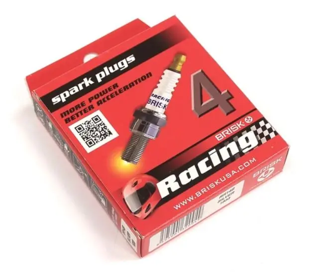 Brisk Silver Racing Spark Plug Set (4 Pcs) 2014-2019 Fiesta St *Free Shipping* 1