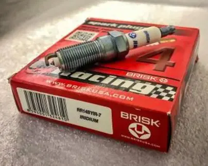 Brisk Iridium Performance Spark Plug Set (4 Pcs) 2014-2019 Fiesta St *Free Shipping* 1