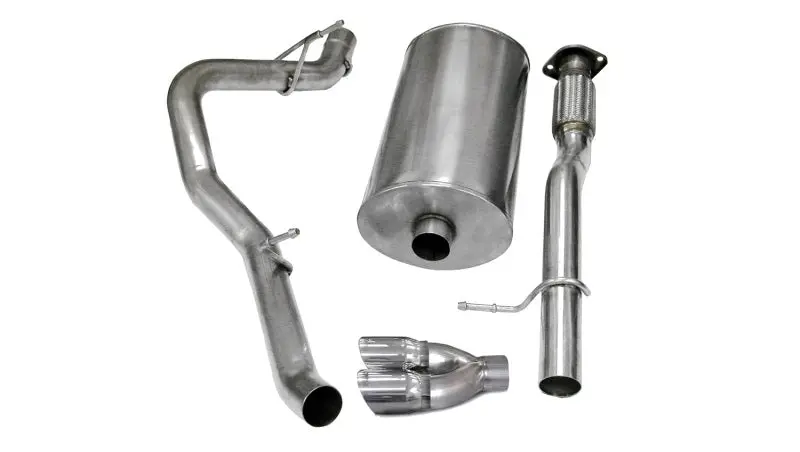 Corsa Polished Sport Cat-Back Exhaust System – 2007–2008 Chevrolet Suburban 1500 With 5.3L V8 1