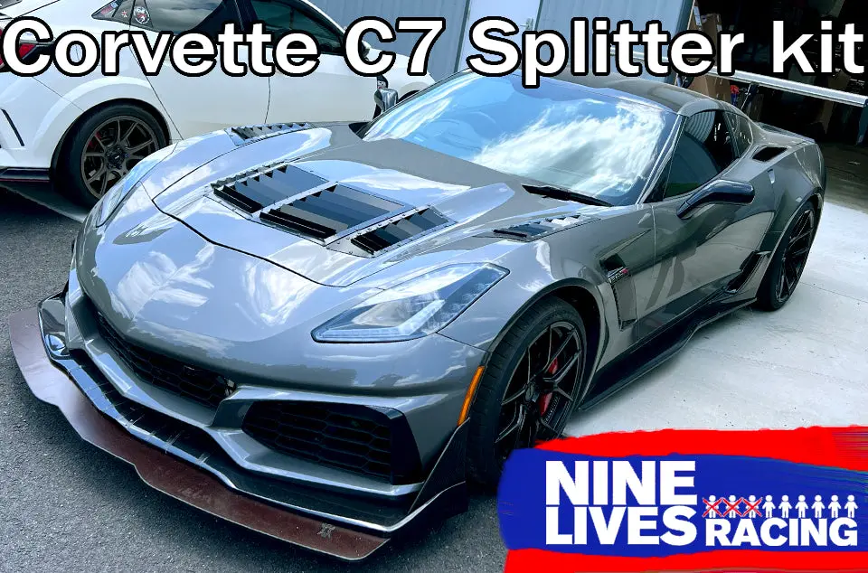 Corvette Splitter Kit C7 With Sturdy Boii Mounts 1