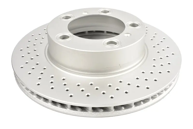 Dba 05-06 Porsche Boxster S (W/Iron Rotor) Coupe Front Right En-Shield Oe Drilled Rotor 1