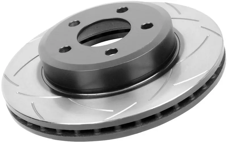 Dba 07-18 Audi Q7 Iron Rotor Rear Street Series Slotted Brake Rotor 2