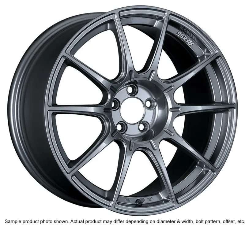 Ssr Gtx01 Forged Alloy Wheel – 18X8.5 Inches, 5X114.3 Bolt Pattern, 44Mm Offset, Dark Silver 1