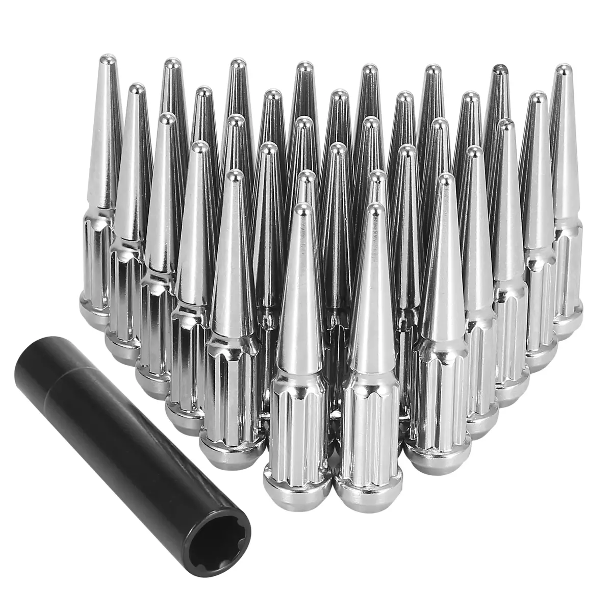 Spike Lug Nuts - Chrome Closed - 9/16 - 20 Pack 1