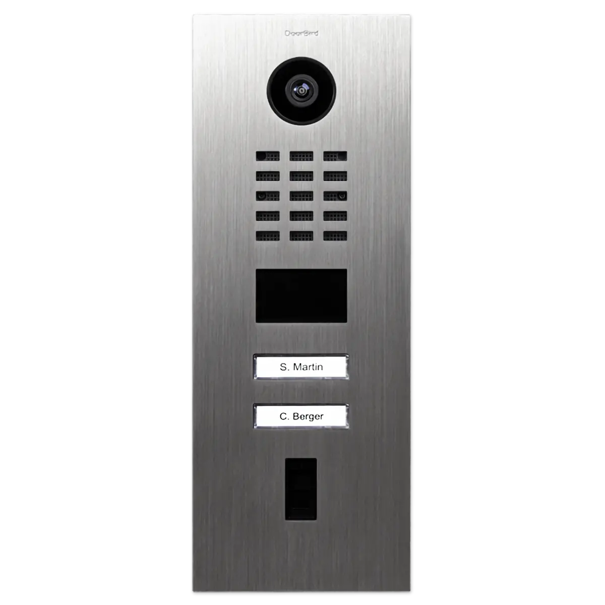 Doorbird D2102fv - Video Türstation Mit Fingerabdrucksensor Und 2 Klingeltasten 1