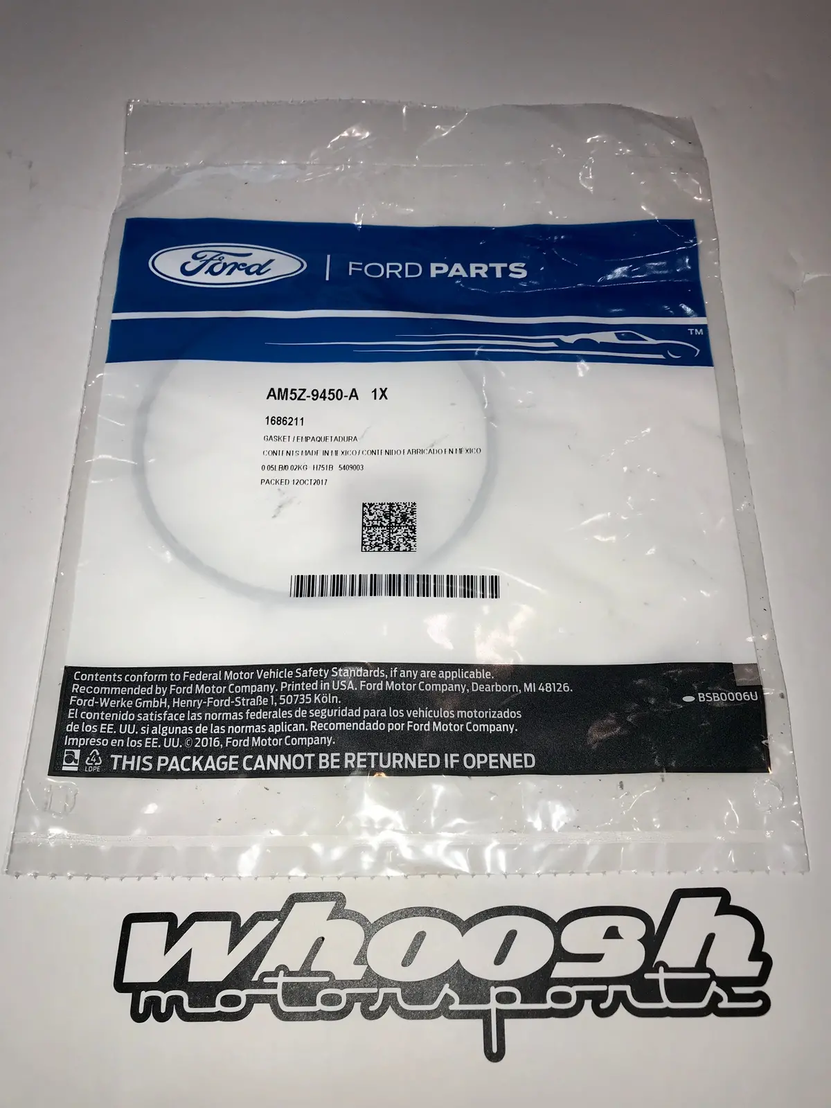 2014-2019 Fiesta St Ford Oem Turbo To Downpipe "Fire Ring" Gasket 1