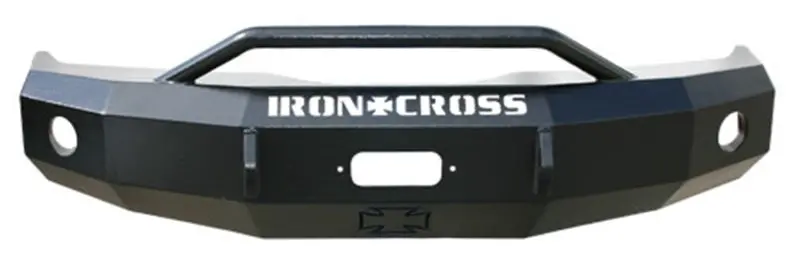 Iron Cross Heavy-Duty Push Bar Front Bumper For 2009–2014 Ford F-150 (Including Ecoboost) – Matte Black 1