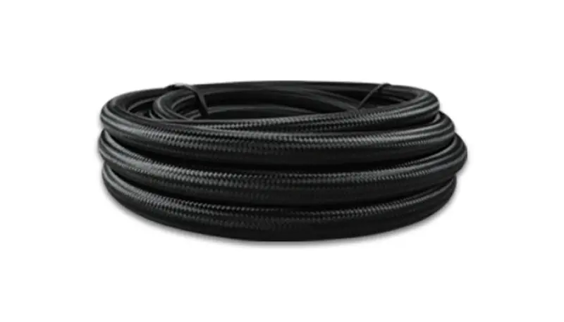Vibrant -12An Nylon-Braided Ptfe Flex Hose – 20-Foot Length, Black 1