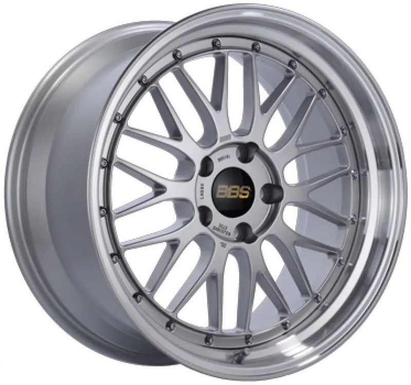 Bbs Lm 18X8 5X114.3 Et35 Diamond Silver Center / Diamond Cut Lip Wheel Pfs/Clip Required 1