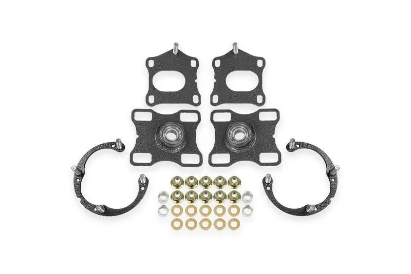 Bmr Suspension 11-14 Ford Mustang Caster/Camber Plates - Black Hammertone 1