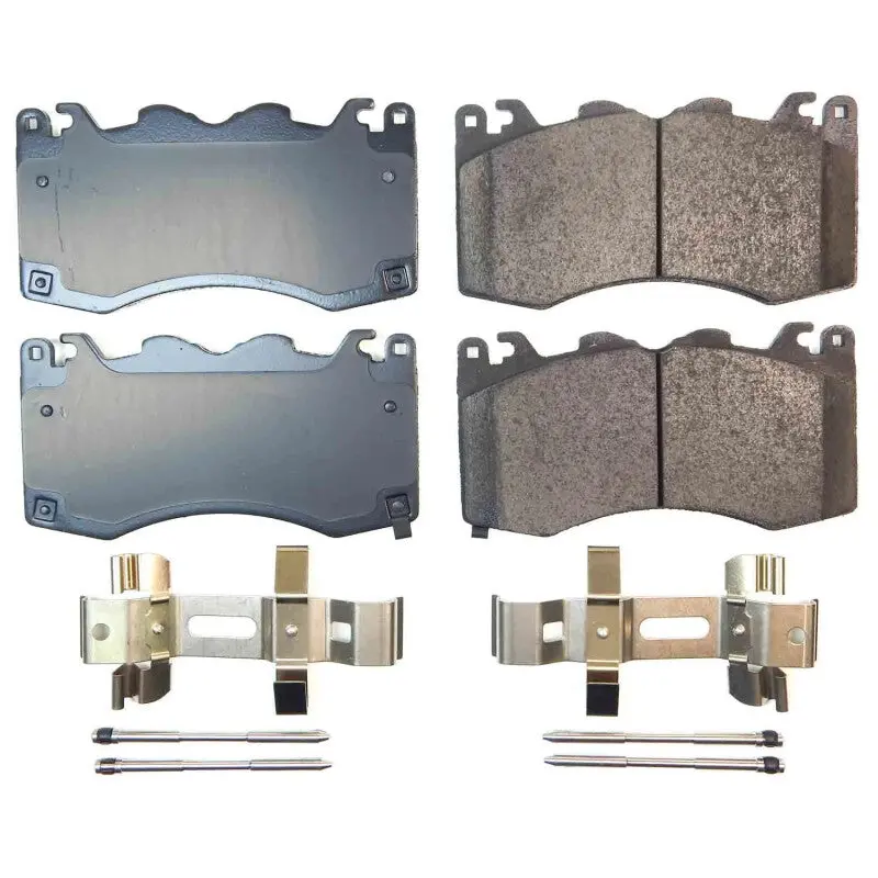 Power Stop 2024 Ford Mustang Front Z17 Evo Ceramic Brake Pad W/Hardware 1