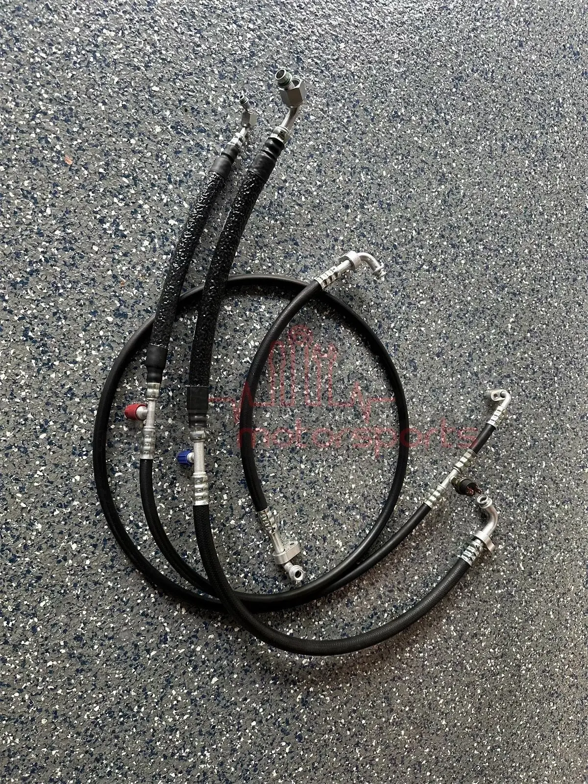 Mazda Rx7 Fd3s 13B-Rew Ac Line Kit For Greddy Vmount (Lhd) ***Mana Evaporator*** (Big Turbo) 1